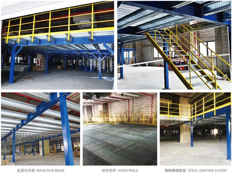 Warehouse Storage Heavy Duty Steel Platform Mezzanine Floor