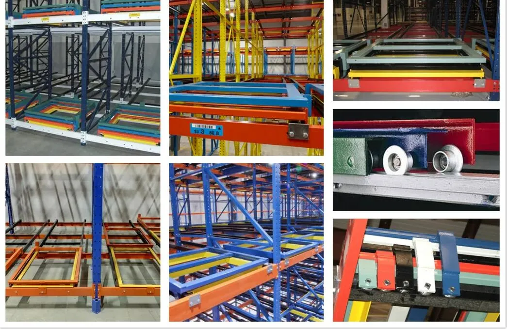 Gravity Flow Racking System Heavy Duty Pallet Rack to Storage Goods