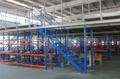 Supports de plancher de mezzanine pour le stockage industriel d'entrepôt